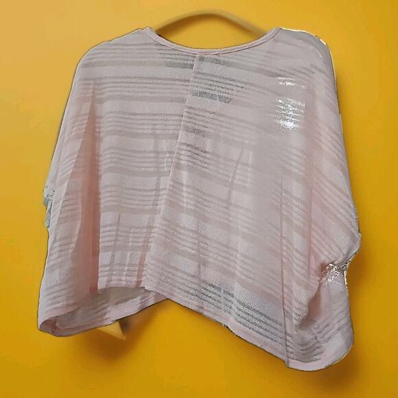 NWT Anthropologie Paper Crane Popover Fringe Shirt Beach Surf Boho Medium A127 - Picture 4 of 5